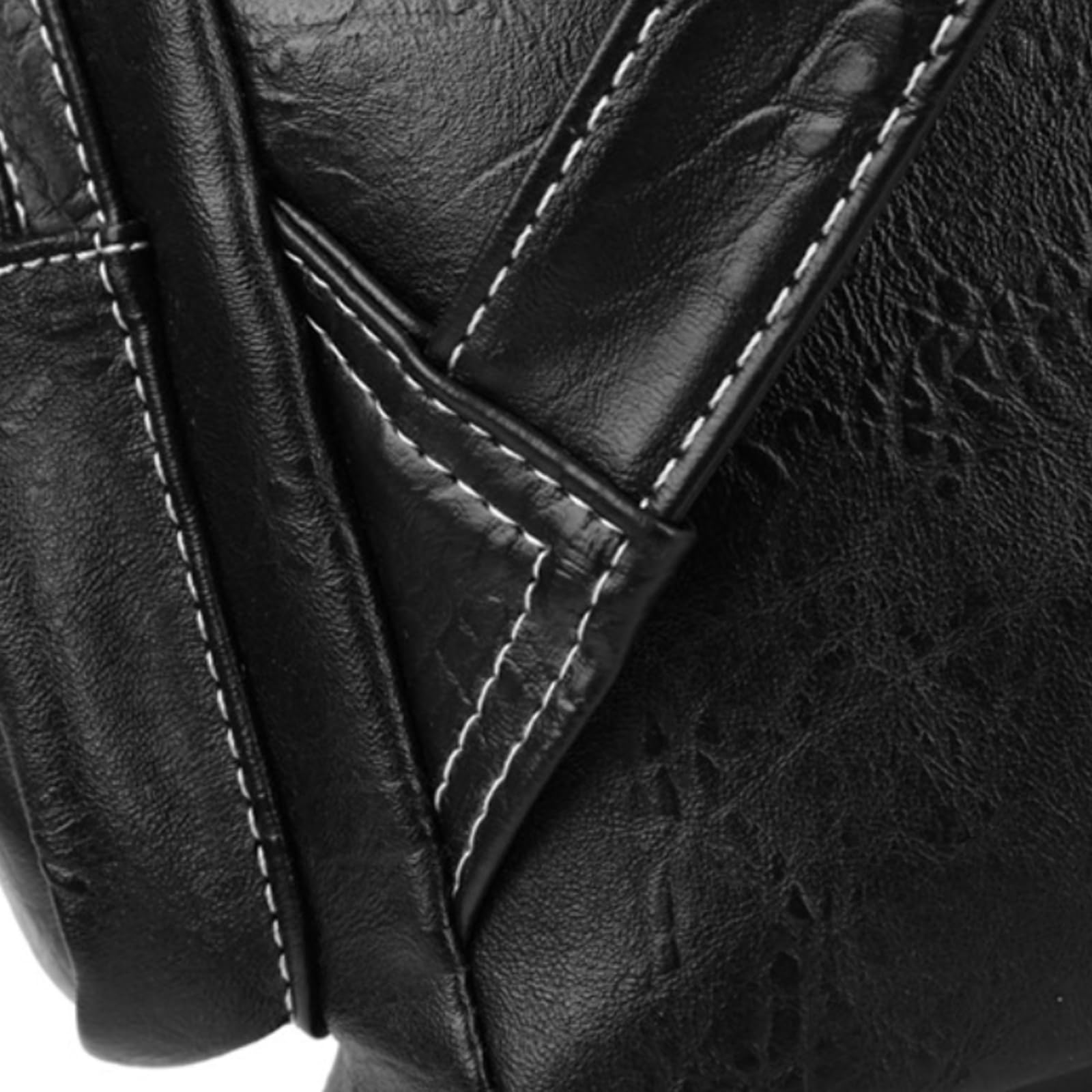 Petit sac à dos pour femme - Anti-vol - Sac à dos de ville - Élégant - Étanche - Sac à main 2 en 1 moderne pour les trajets - École - Travail - Voyage - Loisirs - Noir, Noir