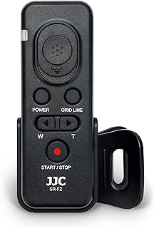 JJC RM-VPR1 Wired Remote Control for Sony FDR-AX53 AX43 AX33 AX100 AX700 AX60 PXW-X70 PXW-Z90V HXR-NX80 HDR-CX405 CX455 CX440 CX675 CX680 CX900 A6000 A6100 A6300 A6400 RX100 VII VI ZV-1 RX10 IV A7R V