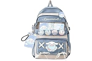 Hello Kitty Backpack for School Girls with Accessories