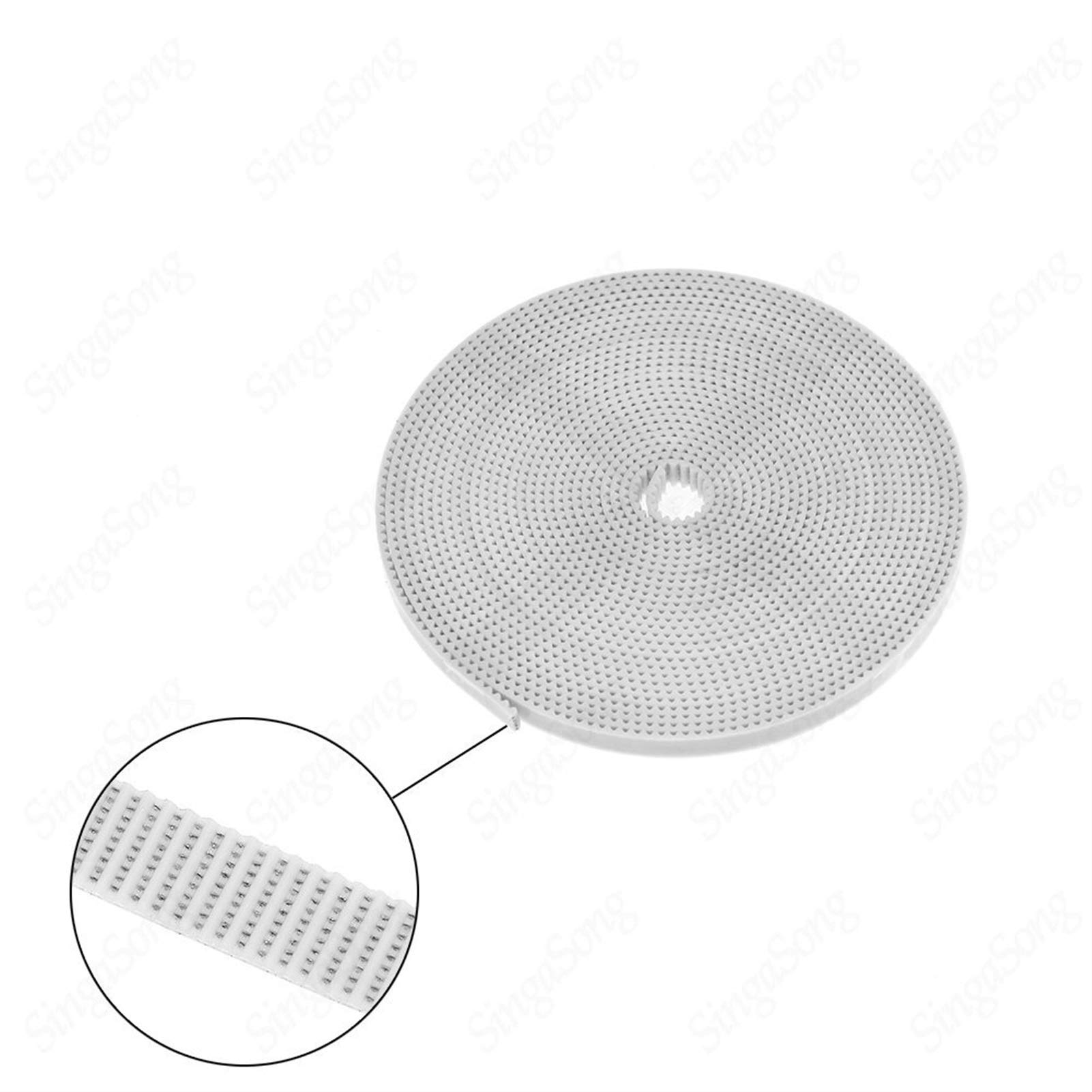 Zahnriemen Breite 6 Mm 10 Mm GT2-Riemen PU Mit Stahlkern GT2-Riemen 2GT- Zahnriemen Für 3D-Druckerteile Verschleißfester Verstärkter Offener Riemen Keilriemen (Größe : 1M, Farbe : 10mm