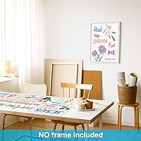 Vista 9 de WorldBazaar Carteles bíblicos católicos para el aula, 81 unidades, decoración cristiana de tablón de anuncios, guardería religiosa, escuela