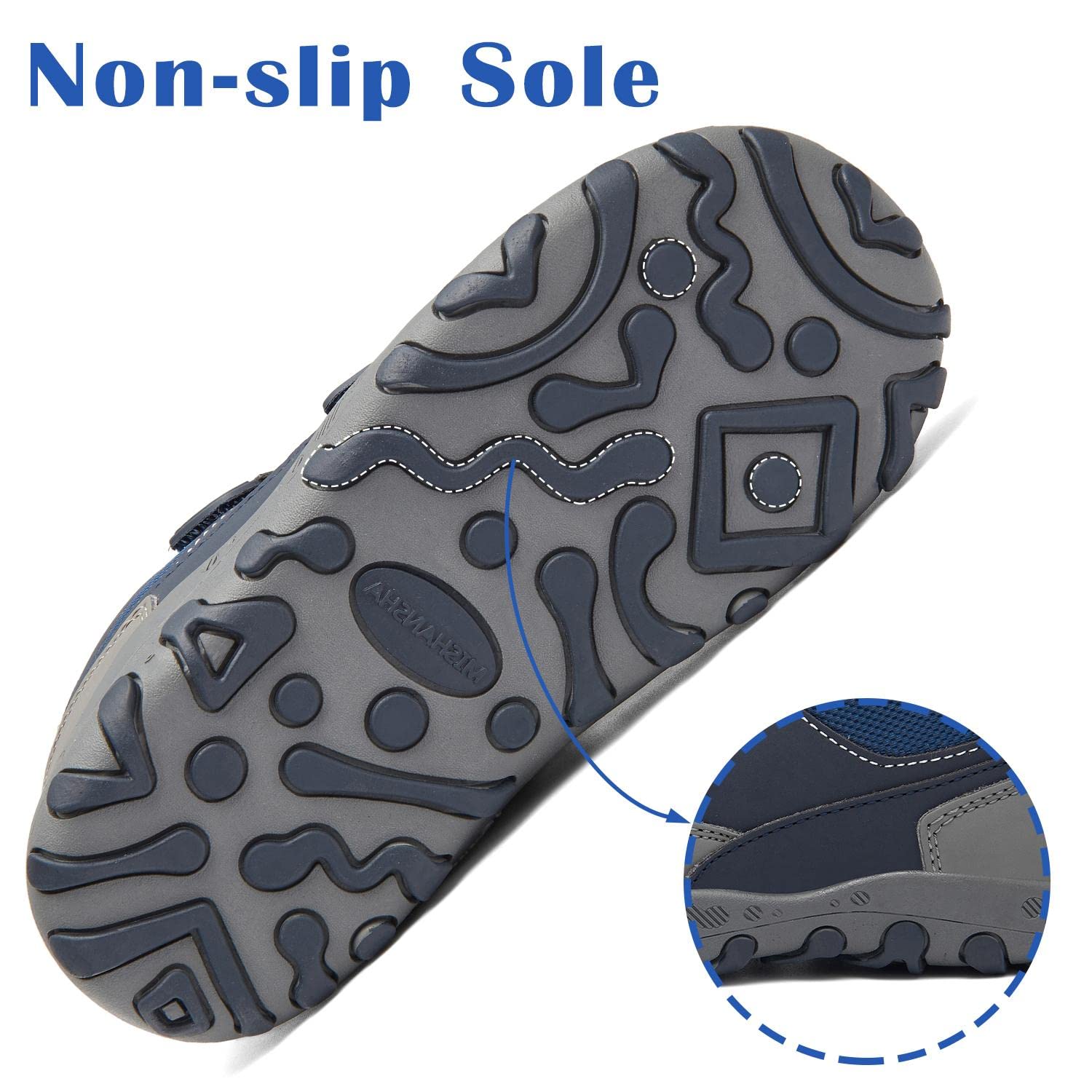 Mishansha Dziecięce buty zimowe z ciepłą podszewką, rozm. 24-38, Denim niebieski, 34 EU
