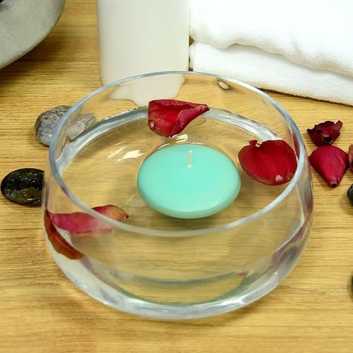 Miniatura 3 de Zest Candle Velas flotantes de 12 piezas, 3 pulgadas, aguamarina