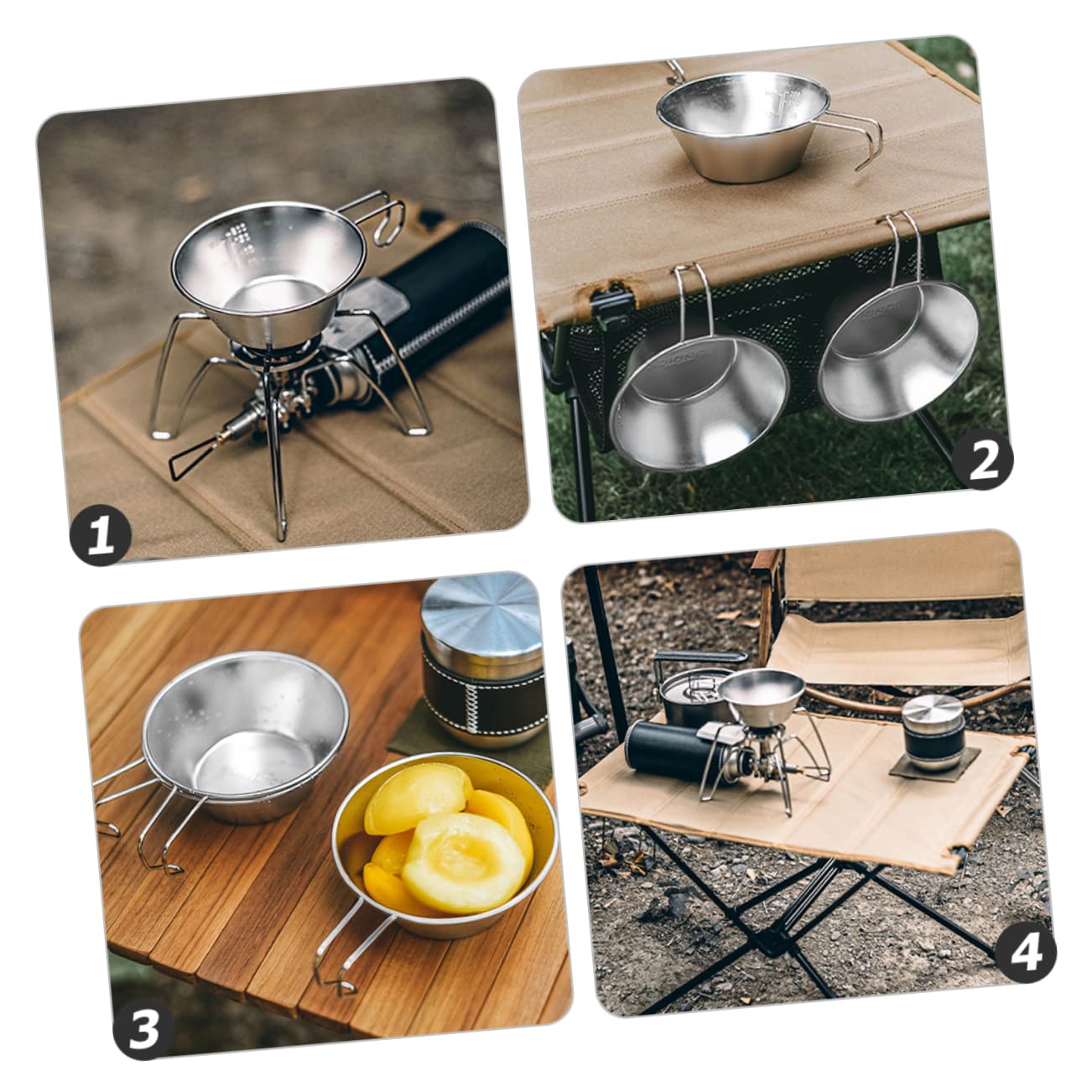 VICASKY Multi Function Outdoor Makgeolli Bowl Durable Water Cup for Camping Convenient Wine Cup Easy to Clean Smooth Surface present for Outdoor Enthusiasts