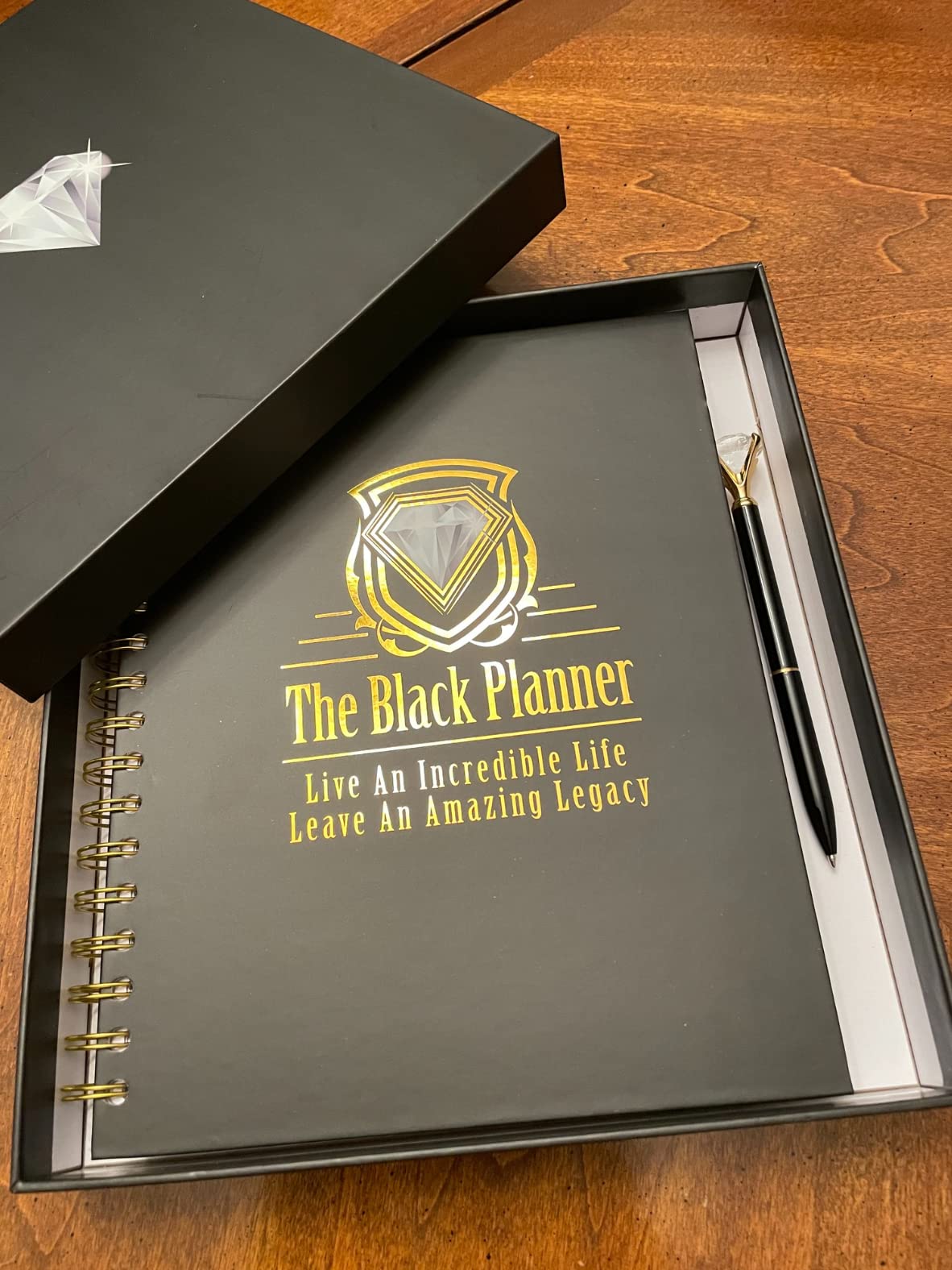Buy The Black Planner Elegant, inspirational, and simplified 2023 Year