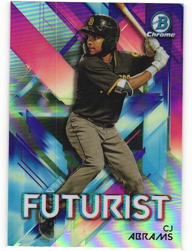 CJ C.J. ABRAMS 2021 Bowman Chrome Futurist Refractor #FUT-CA Rookie Card RC San Diego Padres Baseball