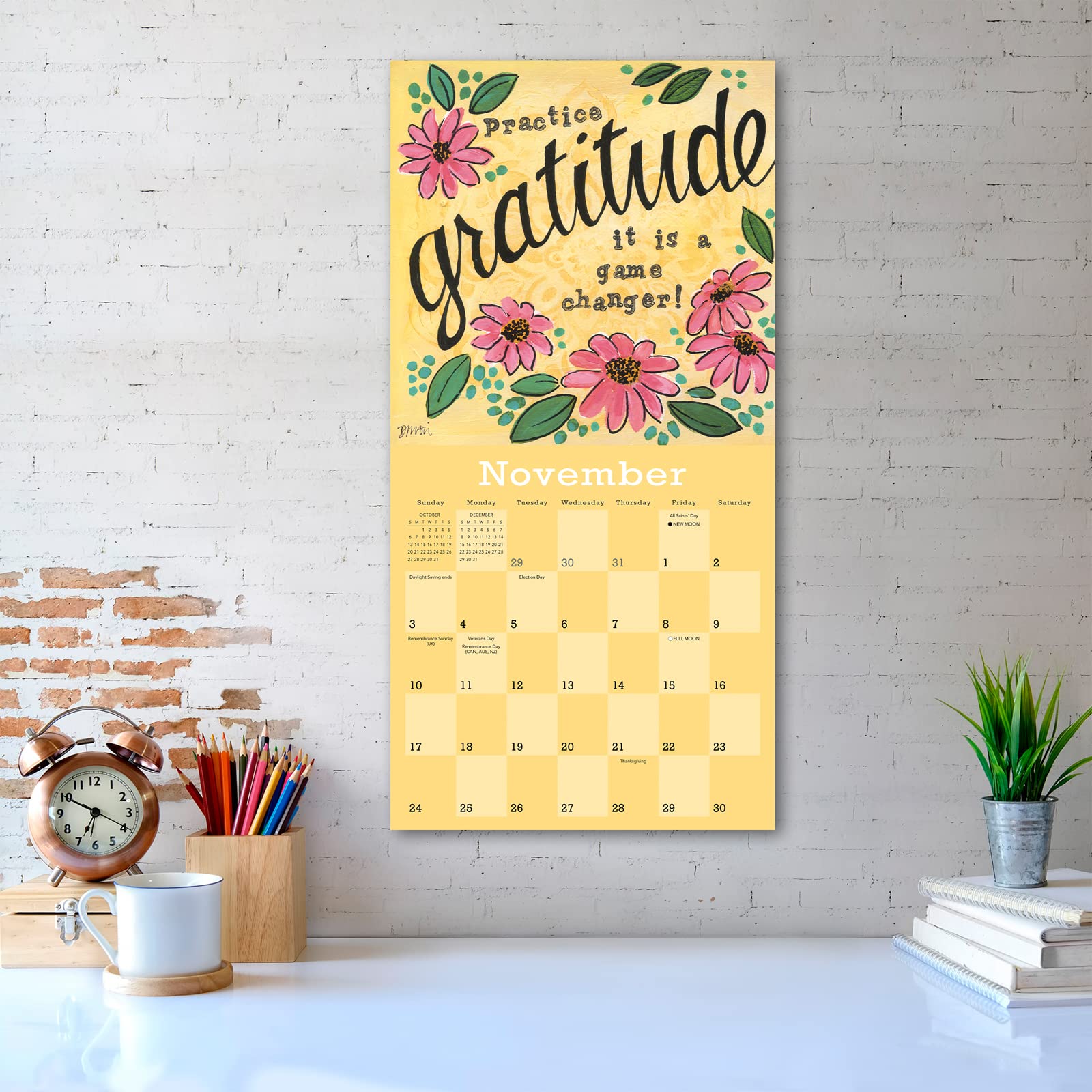 Amazon.com: A Year of Hope and Inspiration 2024 Wall Calendar 16-Month — by  Deborah Mori, 12" x 12" : Office Products