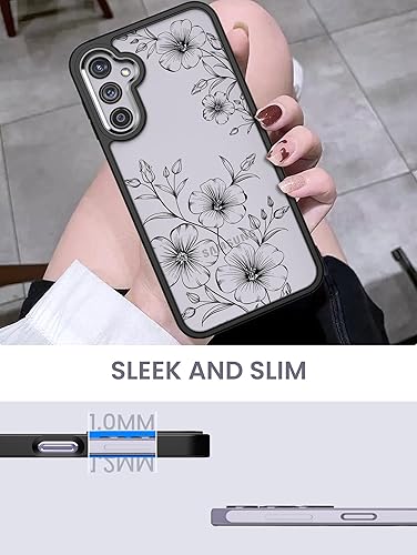 Miniatura 7 de Funda para Samsung Galaxy A14 5G con protector de pantalla de vidrio templado 2 unidades, protección de grado militar TPU suave y policarbonato