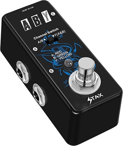 Vista 124 de Stax Pedales de efectos de compresor. Sonido clásico de compresión óptica. Ataque suave y atenuación. Conservando el transitorio de la señal Línea