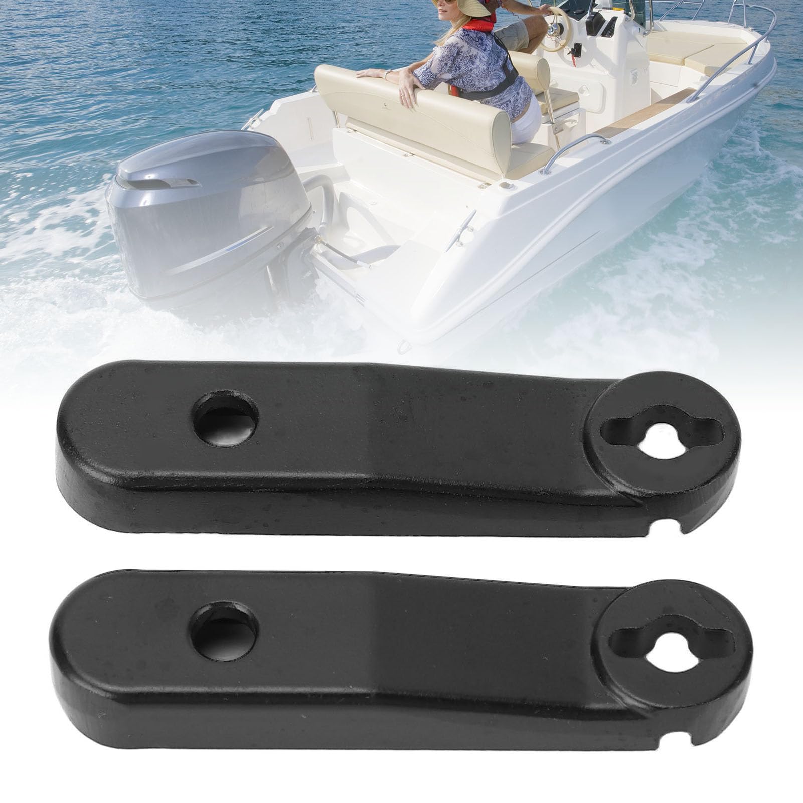 Leva comando acceleratore fuoribordo 2 pezzi ricambio 648 48534 50 4D struttura leva controllo motore fuoribordo per motori marini 25-30 CV uso nautico