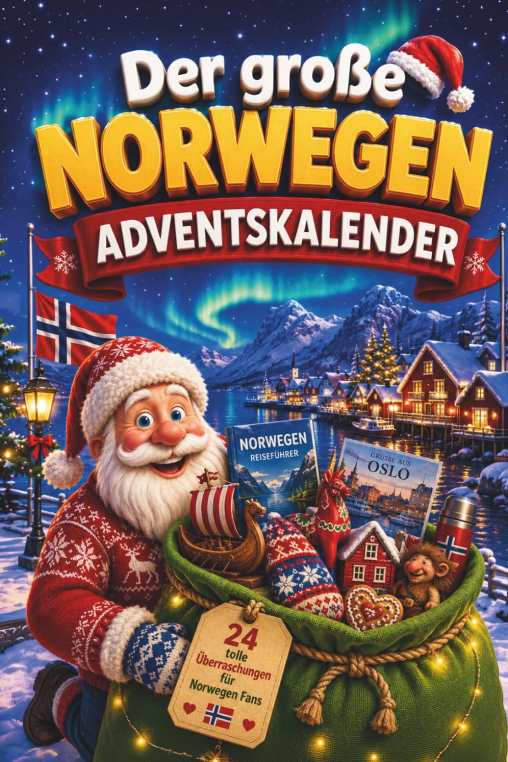Der große Norwegen-Adventskalender: 24 Tage voller Rätsel, Fakten, Quiz & Mitmachseiten als Geschenk für Norwegen-Fans