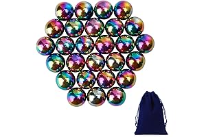 27x Pcs Magnet Rainbow Ball DIY Fidget Toy for Adults with Anxiety Relief