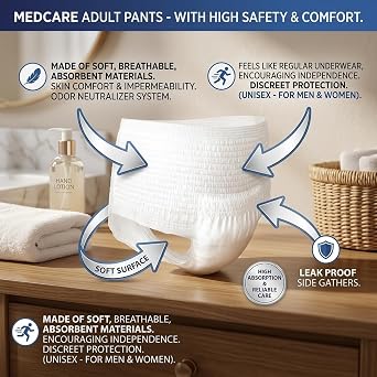 Medcare Classic Emici Külot Yetişkin Hasta Bezi 5,5 Damla XLarge XL Beden 30'lu Paket