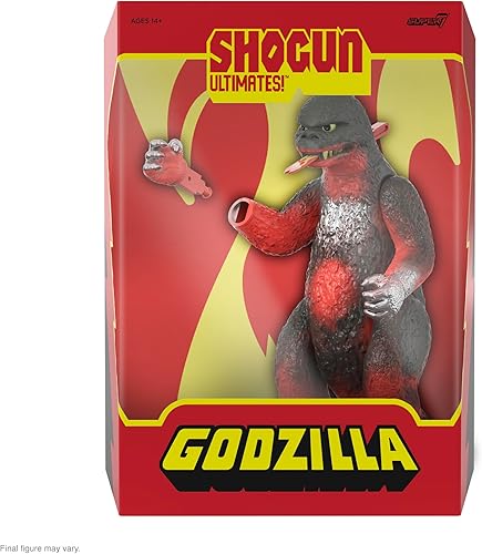 Miniatura 2 de Super7 ULTIMATES! Toho Shogun Godzilla (rojo vintage) - Figura de acción de Toho Godzilla de 7 pulgadas con accesorios, coleccionables de películas