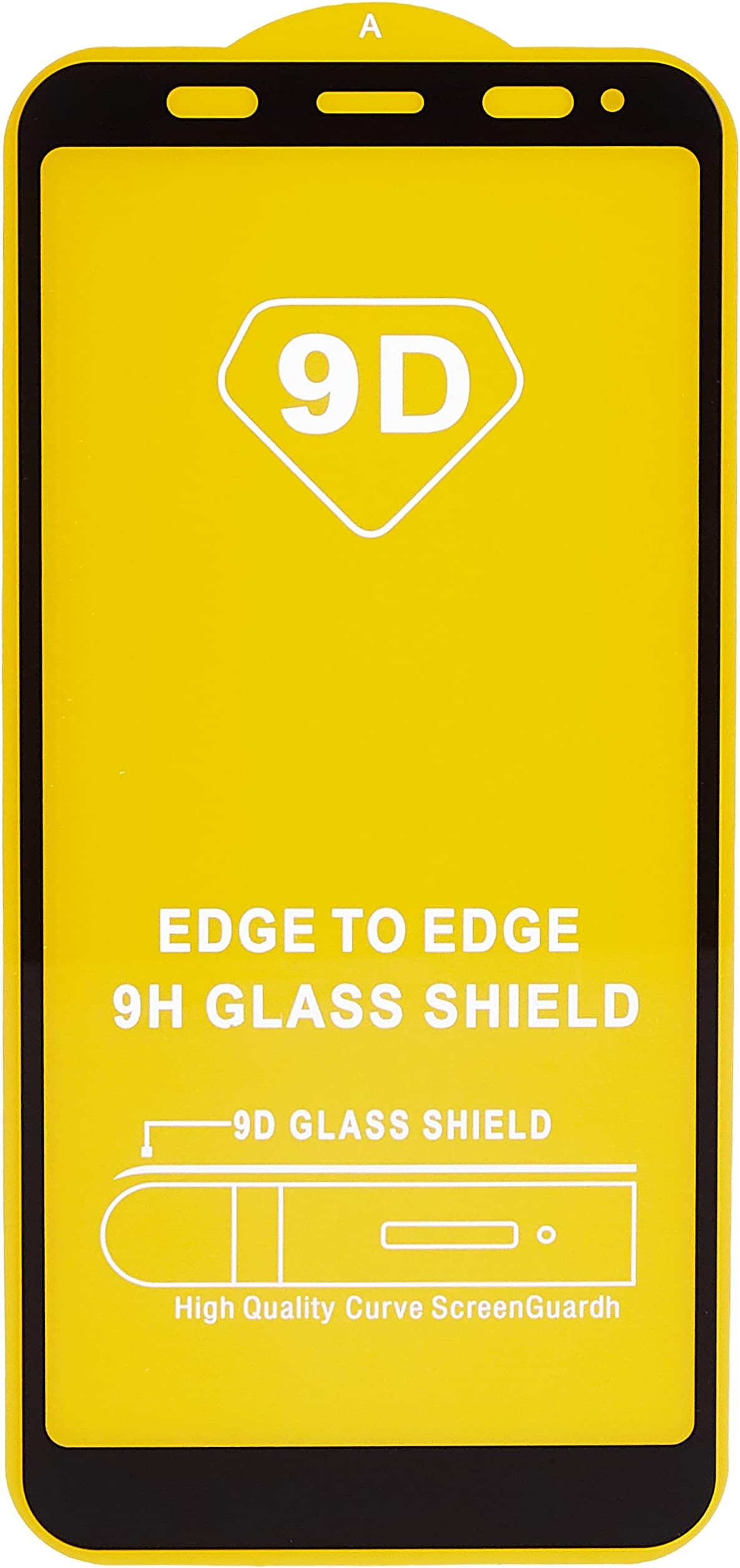 3D Tempered Glass for Xiaomi Redmi Note 5 AI Edition Or Xiaomi Redmi Note 5 Pro Full Screen Protector - Black Frame