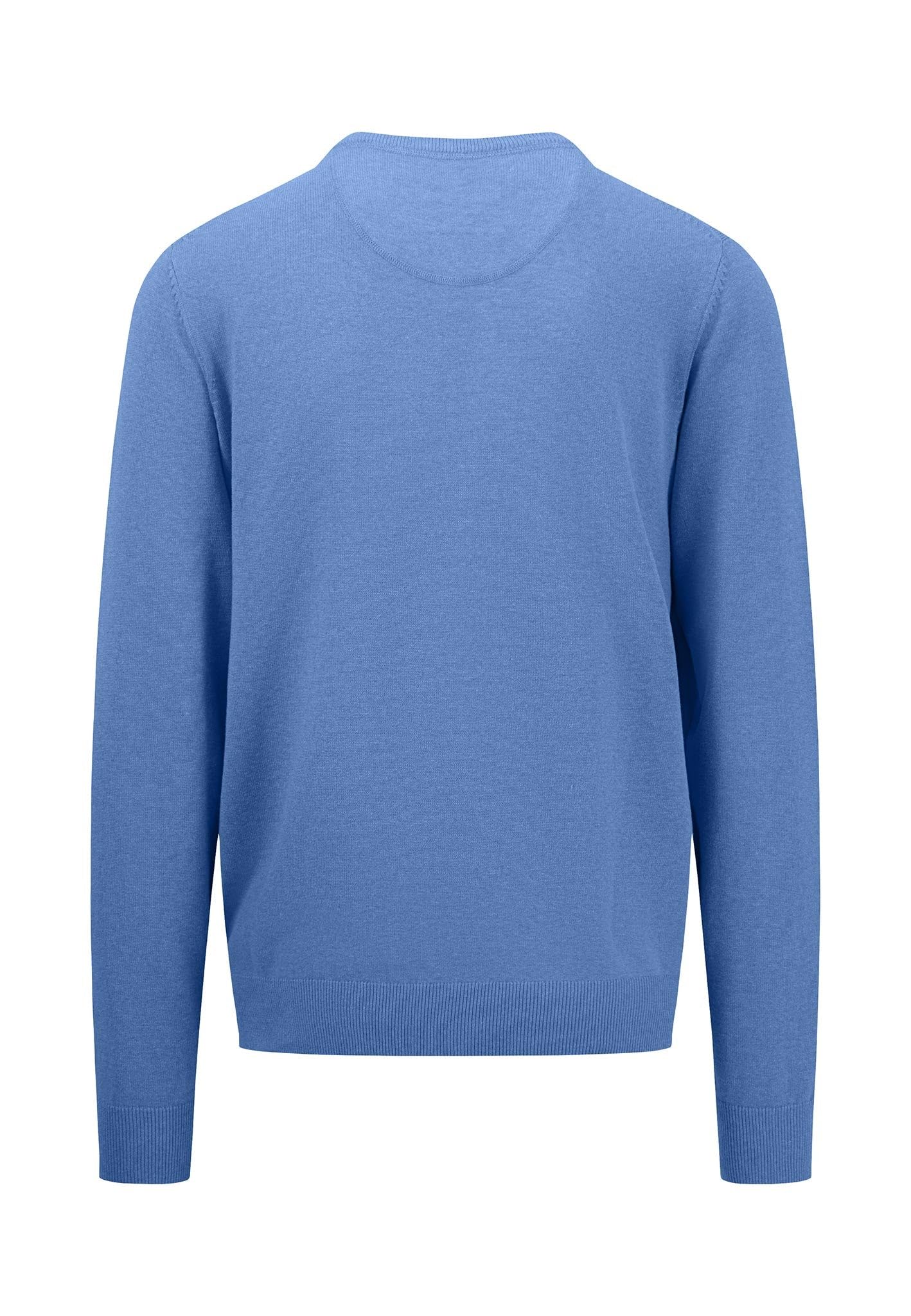 FYNCH-HATTON Feinstrickpullover mit O-Ausschnitt aus 100% Baumwolle Summer Breeze/L