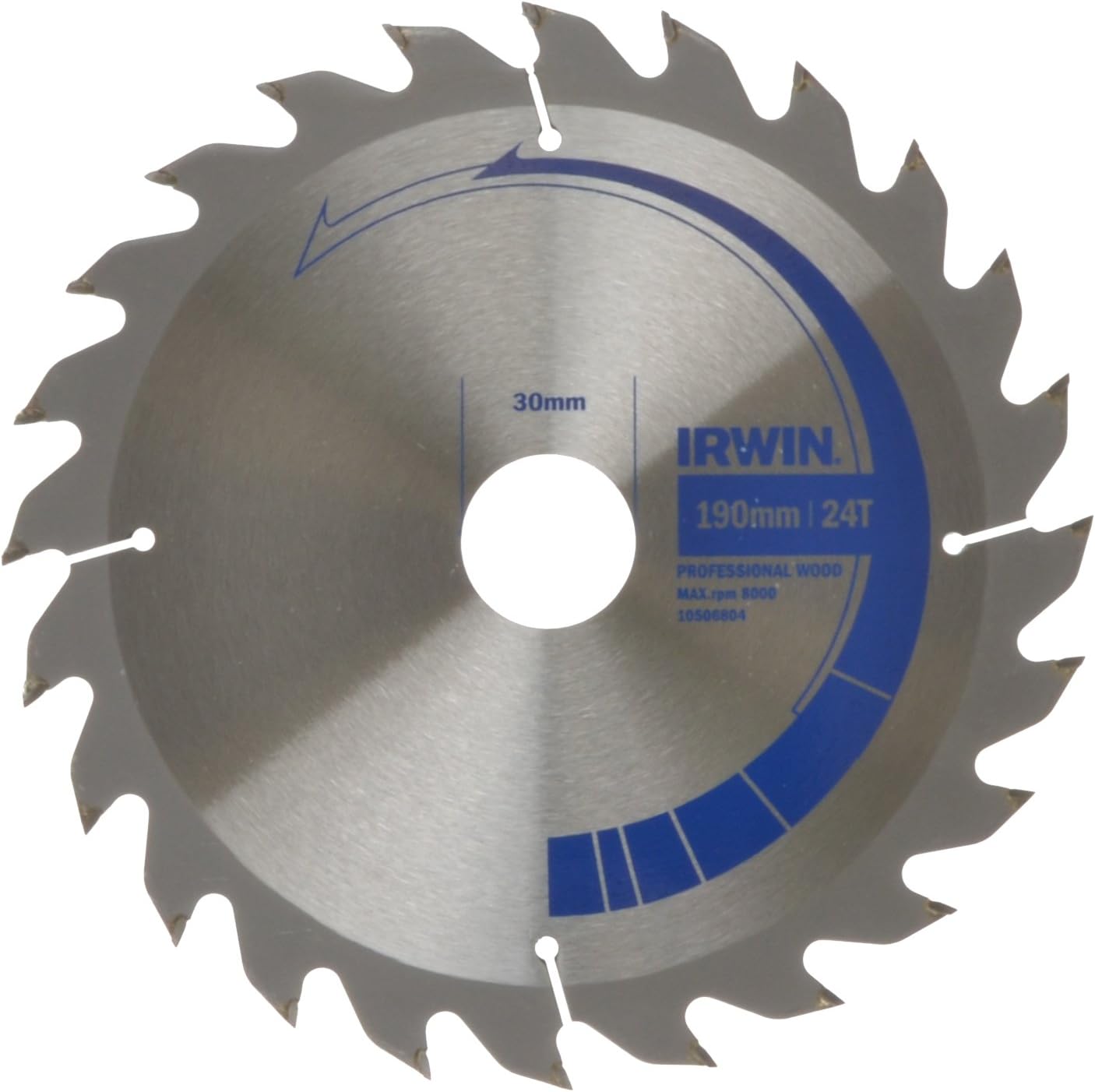 Irwin Circular Saw Blade 190 x 30mm x 24T ATB