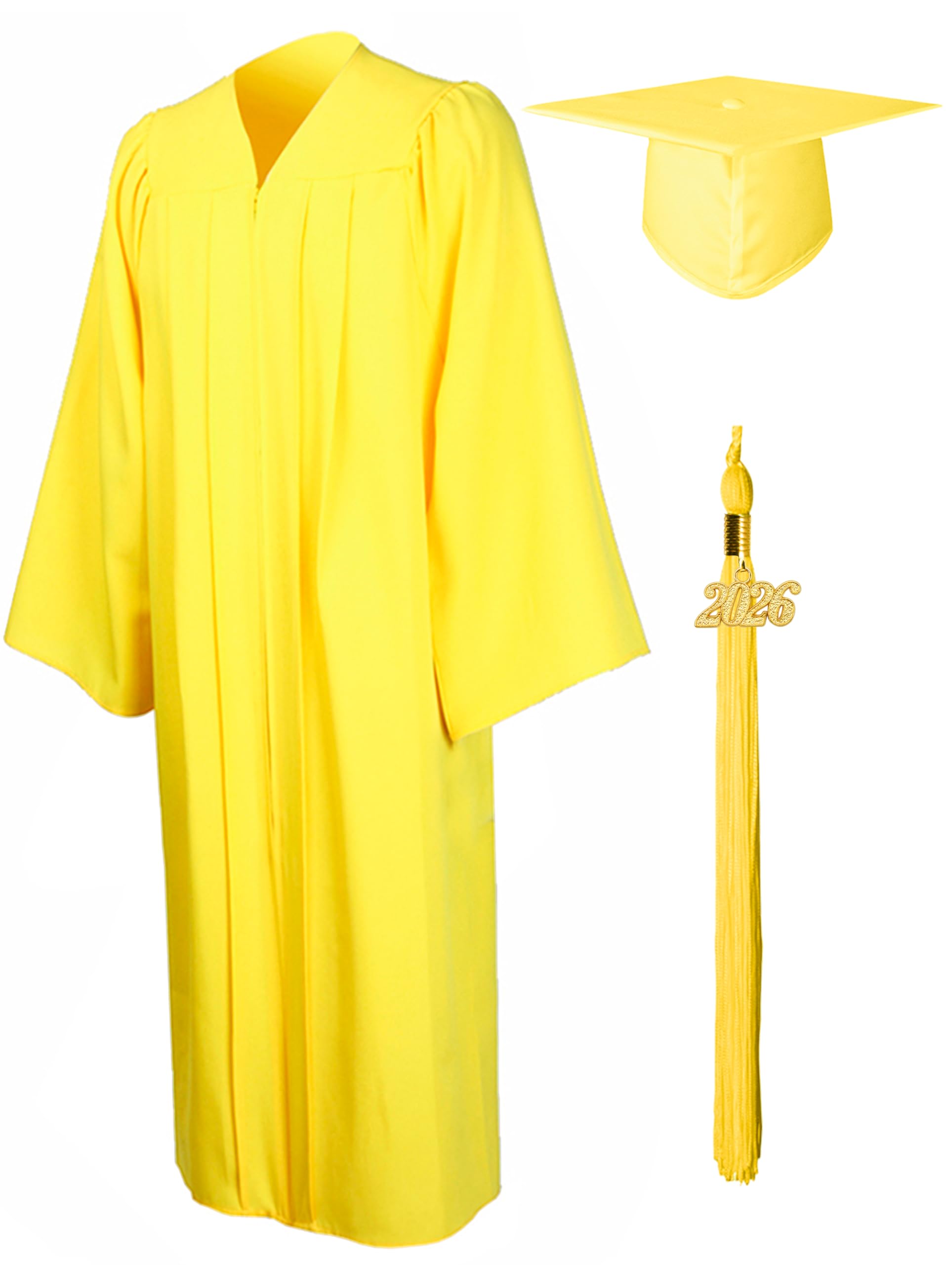Snapklik.com : GraduationMall Matte Graduation Gown Cap Tassel Set 2026 ...