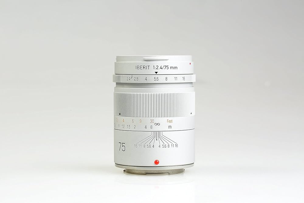 (未使用･未開封品)KIPON 単焦点レンズ IBERIT (イベリット) 75mm f / 2.4レンズfor LEICA Mマウント Frosted Silver(つや消し シルバー) Amazon | KIPON 単焦点レンズ IBERIT (イベリット) 75mm f / 2.4