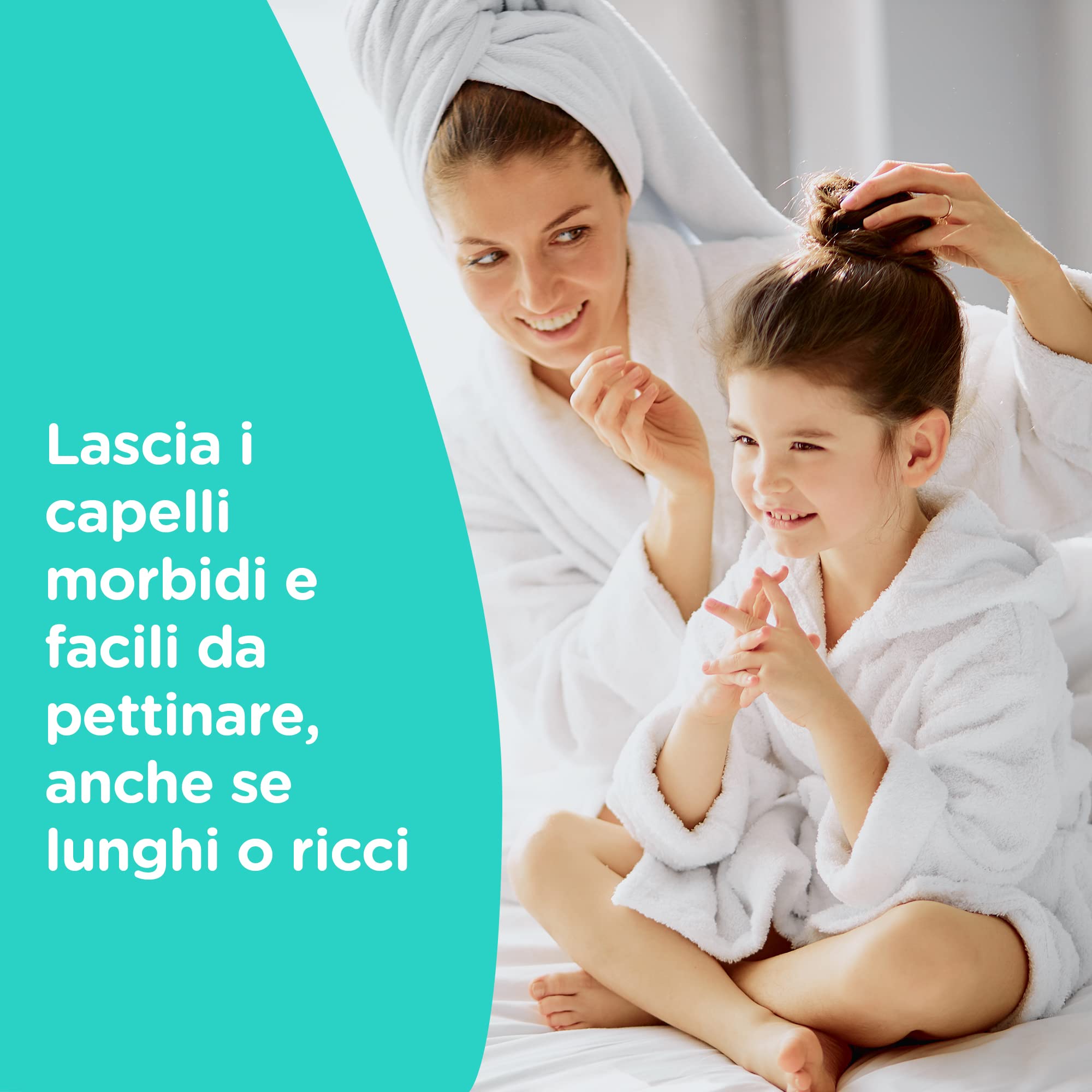 Johnson's Baby Soft & Shiny 2in1 Shampoo e Balsamo, Shampoo bambini con balsamo per un'idratazione extra, Formula Non Più Lacrime per una detersione delicata, Senza solfati e coloranti, 500 ml