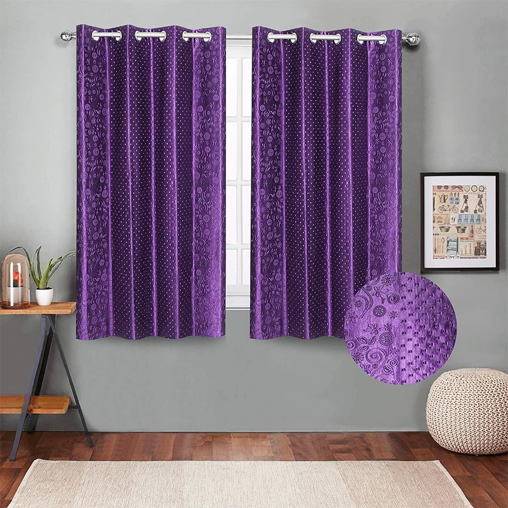 See full amazon price history chart for HOME MAX Room Darkening 5 Feet Solid Window Curtains for Living Room, Bedroom, Hall, Balcony/Embossed Printed Polyster Curtain Set of 2 - (Purple) HOME MAX Room Darkening 5 Feet Solid Window Curtains for Living Room, Bedroom, Hall, Balcony/Embossed Printed Polyster Curtain Set of 2 - (Purple) (B0C6XT2M6G) Amazon Price History, Amazon Price Tracker