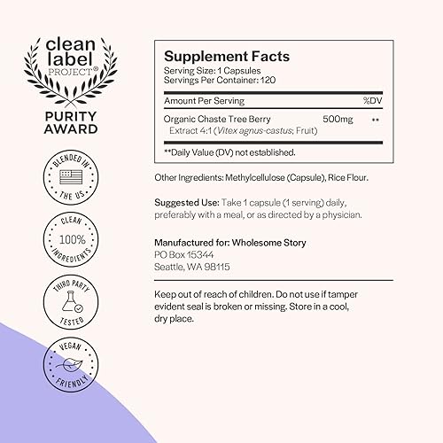 Miniatura 3 de Paquete de apoyo para el síndrome premenstrual  Cápsula de mezcla de mio-inositol y D-Chiro inositol suministro para 30 días  Suplemento Vitex