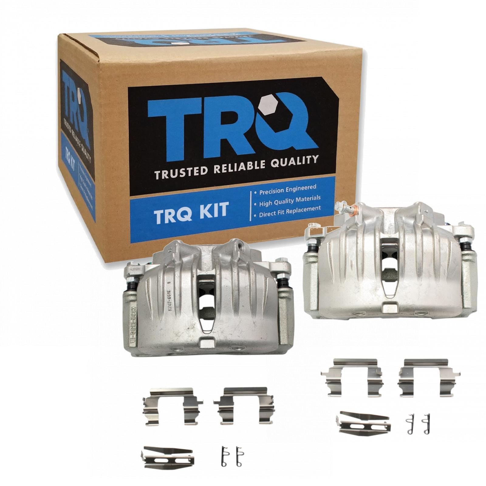 TRQ Front Driver and Passenger Side Brake Caliper Set