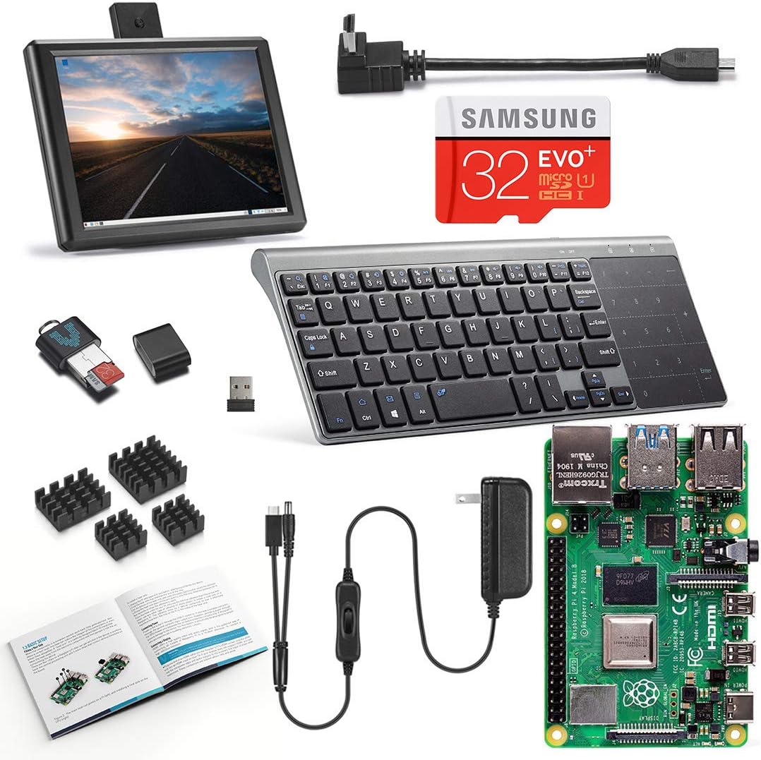 Tор Brаndѕ Vilros Raspberry Pi 4 8GB Desktop Set with 8 Inch Screen and Keyboard/Touchpad