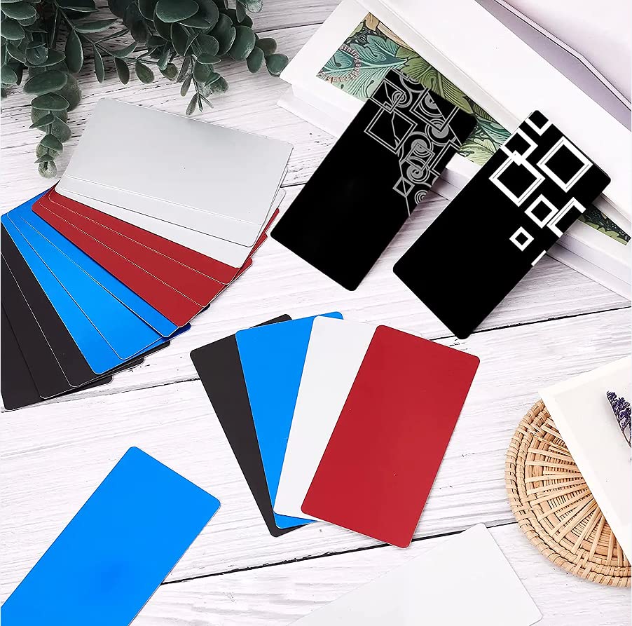 50Pcs Metal Business Cards - Image 3