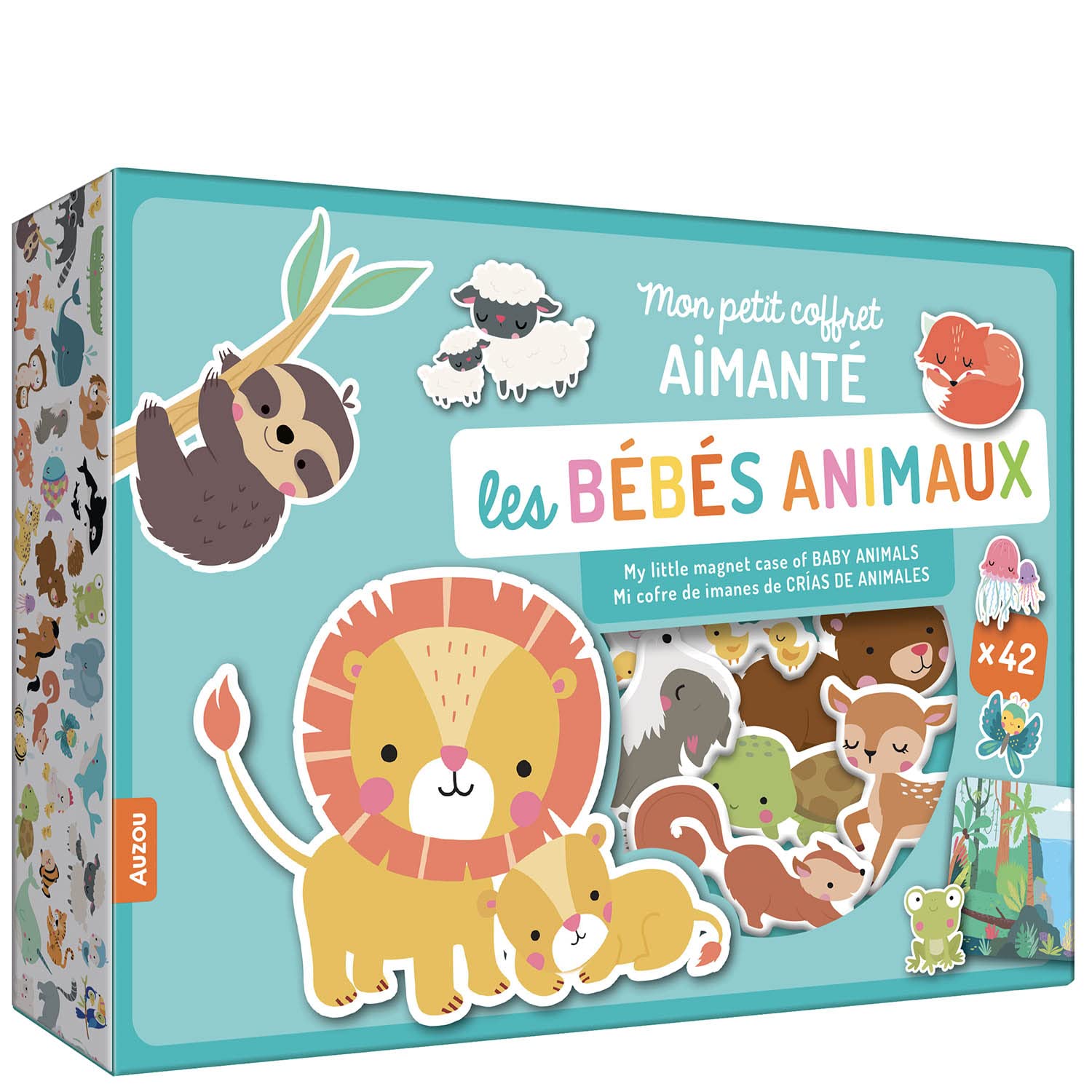 Mon petit coffret aimanté - les bébés animaux