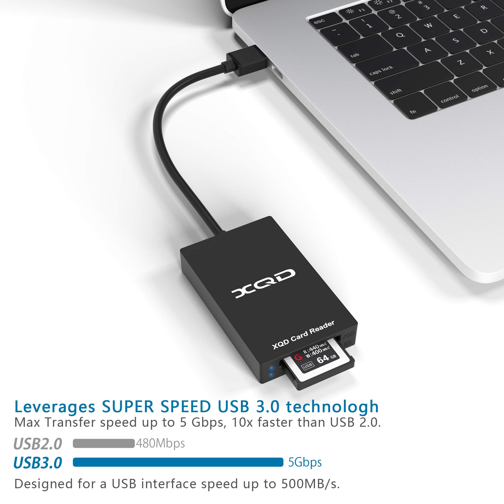 Amazon.co.jp: USB 3.0 XQD & SDカードリーダー XQDアダプター