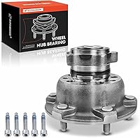 Vista 1 de A-Premium Cojinete de rueda delantera y conjunto de cubo con 6 lengüetas compatible con Ford Transit-250 2015, Transit-350 2015-2017, Transit-350 HD