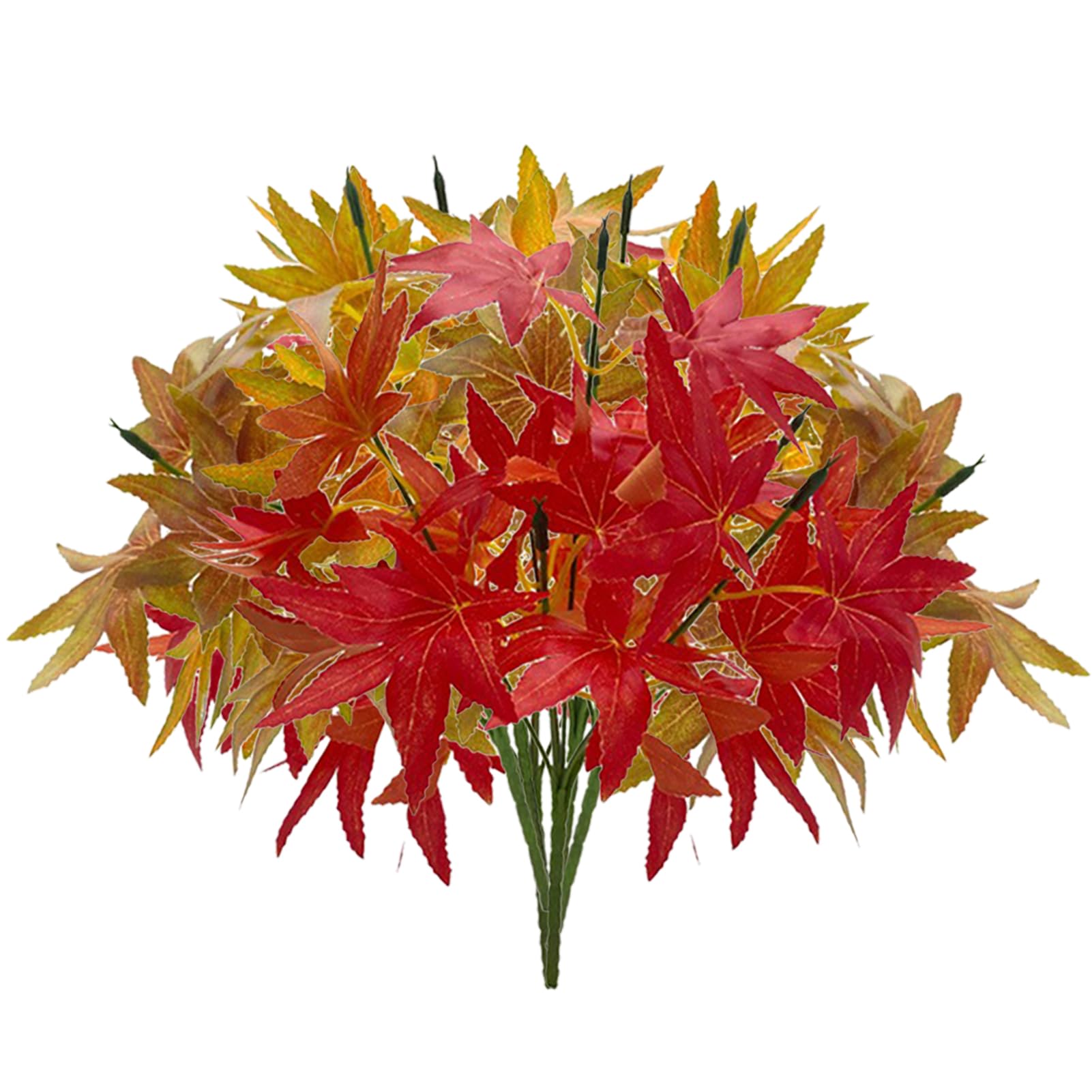 500 Stuks Kunstmatige Esdoornbladeren, Herfstbladeren Decor, Nep Zijden Blad Voor Thuis Restaurant Centerpieces Binnen Buiten Bruiloft Feest Festival Feest Thanksgiv
