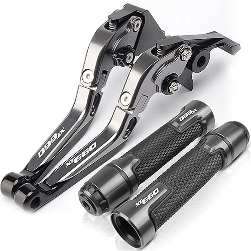 Miniatura 1 de MAZMER Brake Lever for Yamaha XT660 XT 660 XT660 X R 2004-2017 2005 2006 2007 2008 2009 2010 2011 Motorcycle Grips Handle Grips Brake Clutch Levers