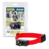 Wireless Pet Containment System Receiver Collar - Battery-Operated & Waterproof - Adjustable Receiver Collar with 5 Correction Levels - for Dogs 5lb+