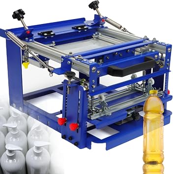 Screen Printing Machine, Desktop Silk Screen Printing Machine, 16 * 14CM Maximum Area, Manual Screen Printing Press, with Diameter Of Less Than 80 MM, for Clothing, Fabrics, Metals