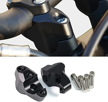 Motorcycle Handle Bar Riser Handlebar Height 28mm Adapter Clamp For Husqvarna Norden 901 2022 - Accessories