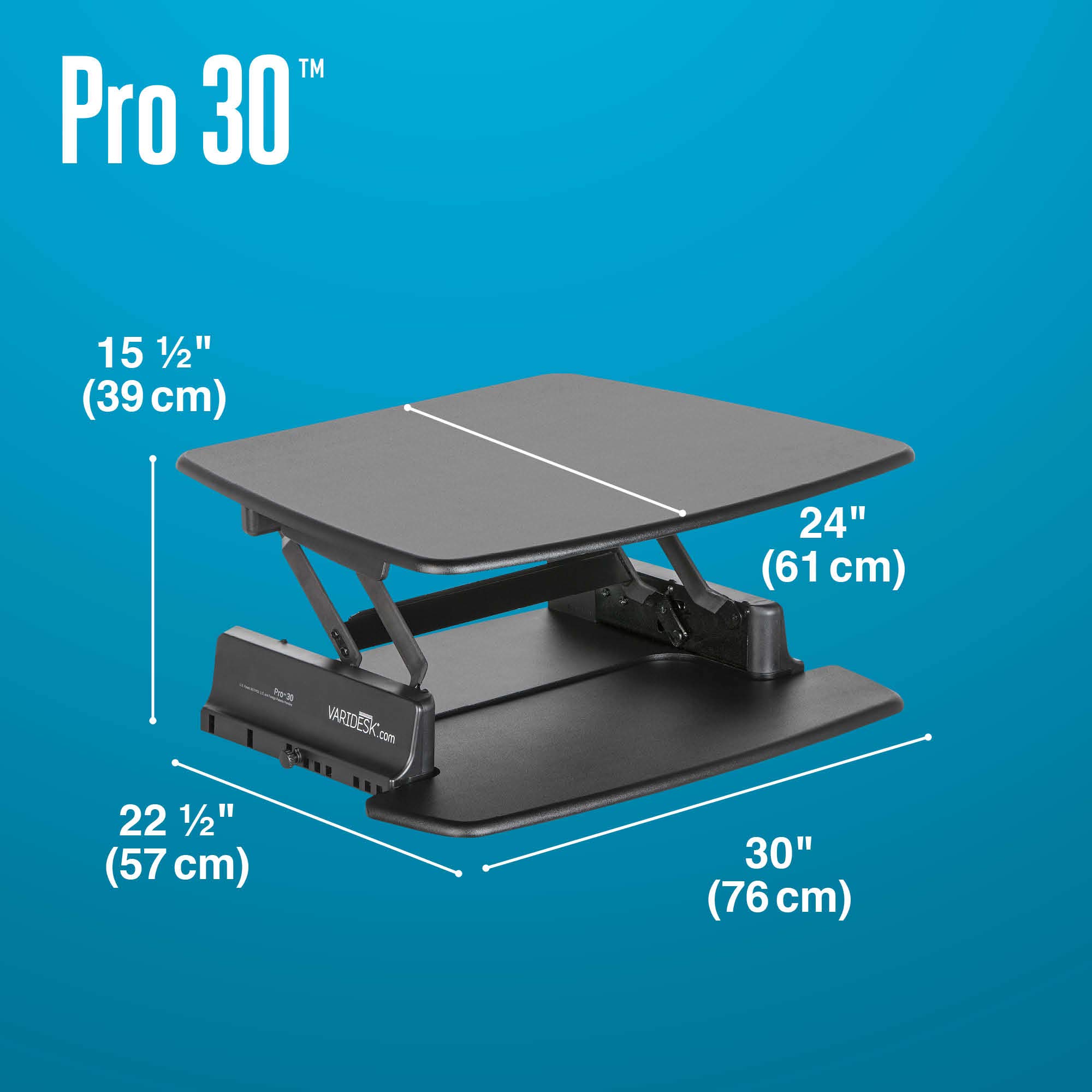 Buy VariDesk Pro 30 Height Adjustable Converter by Vari Online at
