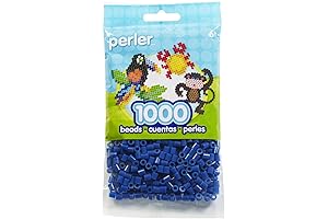 Electric Blue Perler Fuse Beads - 1000pcs