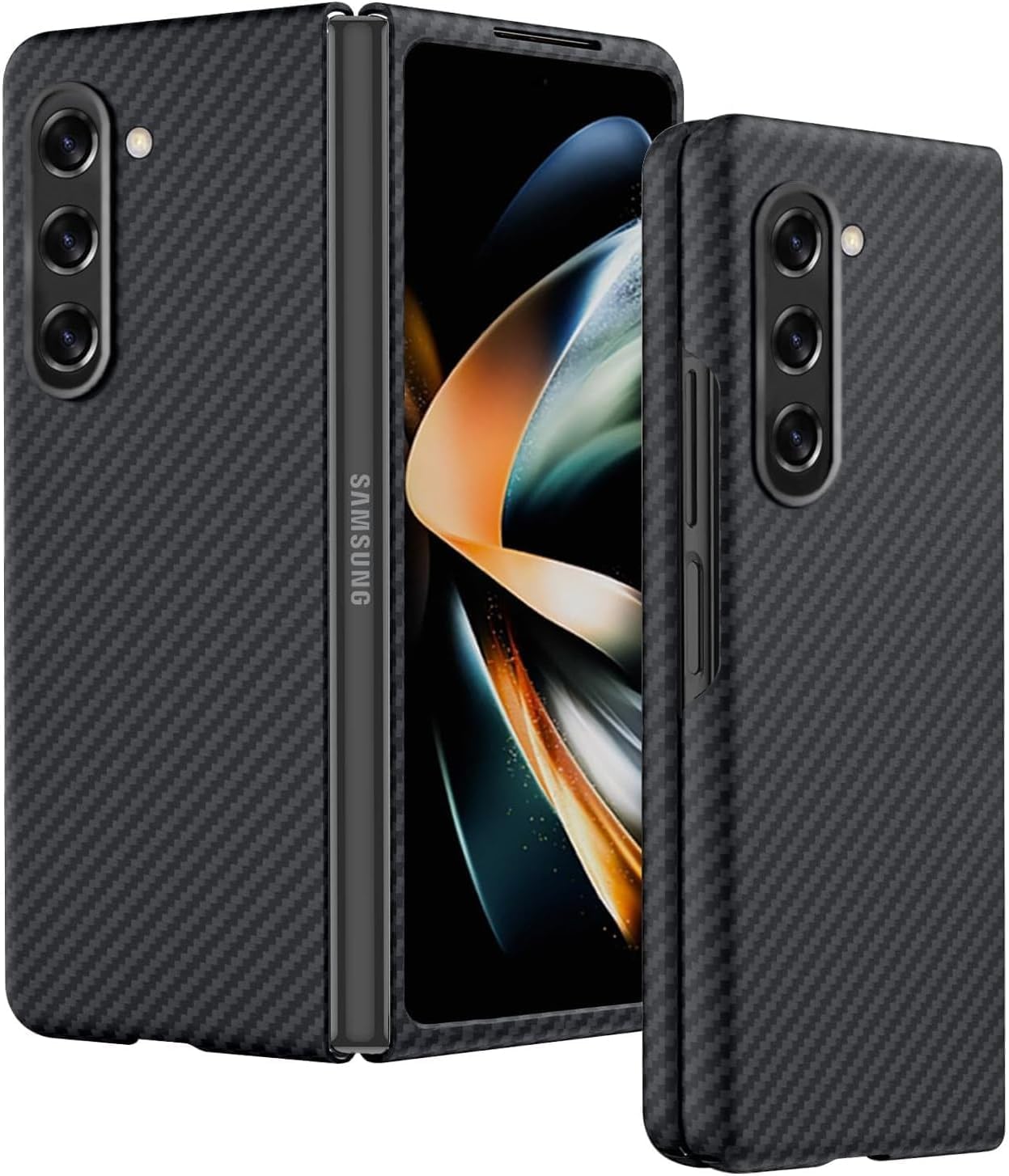 Amazon.co.jp: galaxy Z Fold3 ケース アラミド繊維 高級