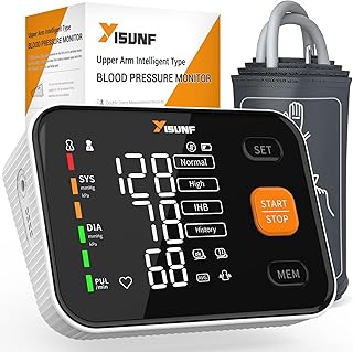 Blood Pressure Monitor for Home Use - Upper Arm Blood Pressure Machine with Adult BP Cuff, Dual-User 240 Sets Memory, XL Backlight LED Display