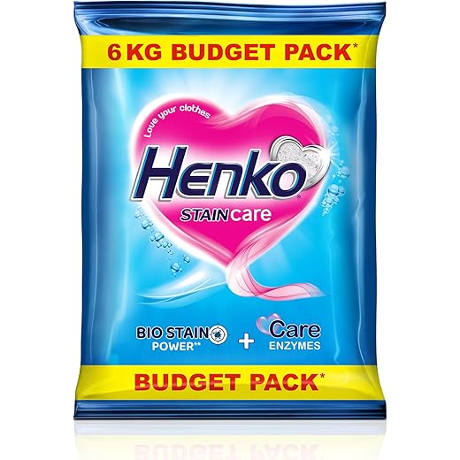 Henko Stain Care Laundry Detergent Powder 6 kg
