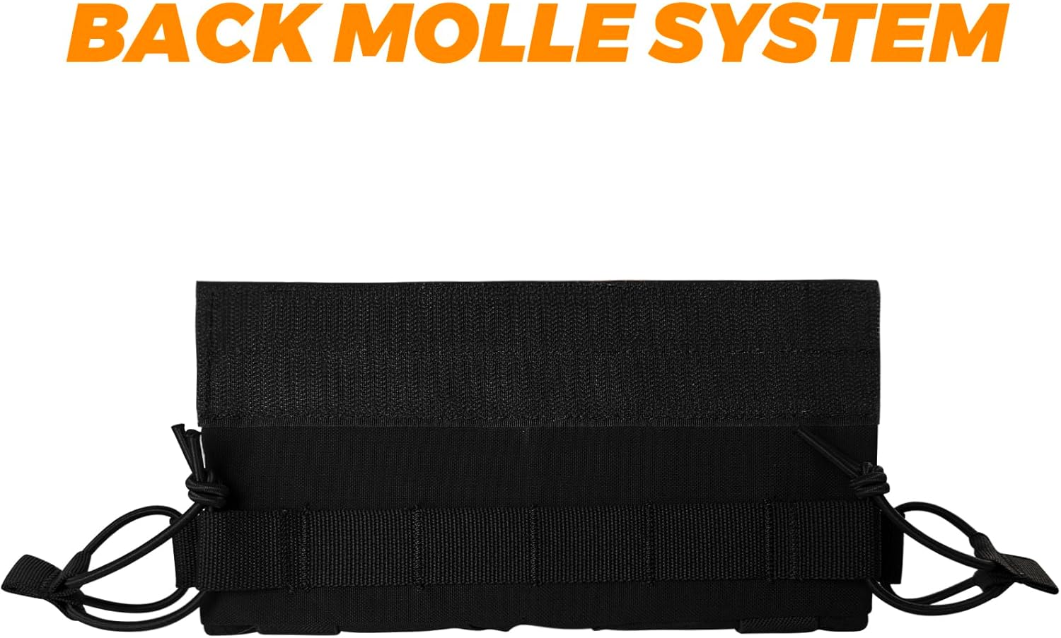 Side Pull Mag Pouch - Lightweight Horizontal 500D Nylon Abrasion Resistance M4 Magzine Pouch Water Repellent Elastic Band Compatible with All Vests