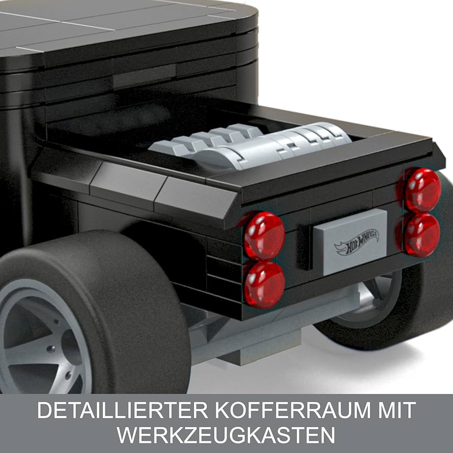 Amazon.com: MEGA Hot Wheels Race Car Building Toys Set, Bone