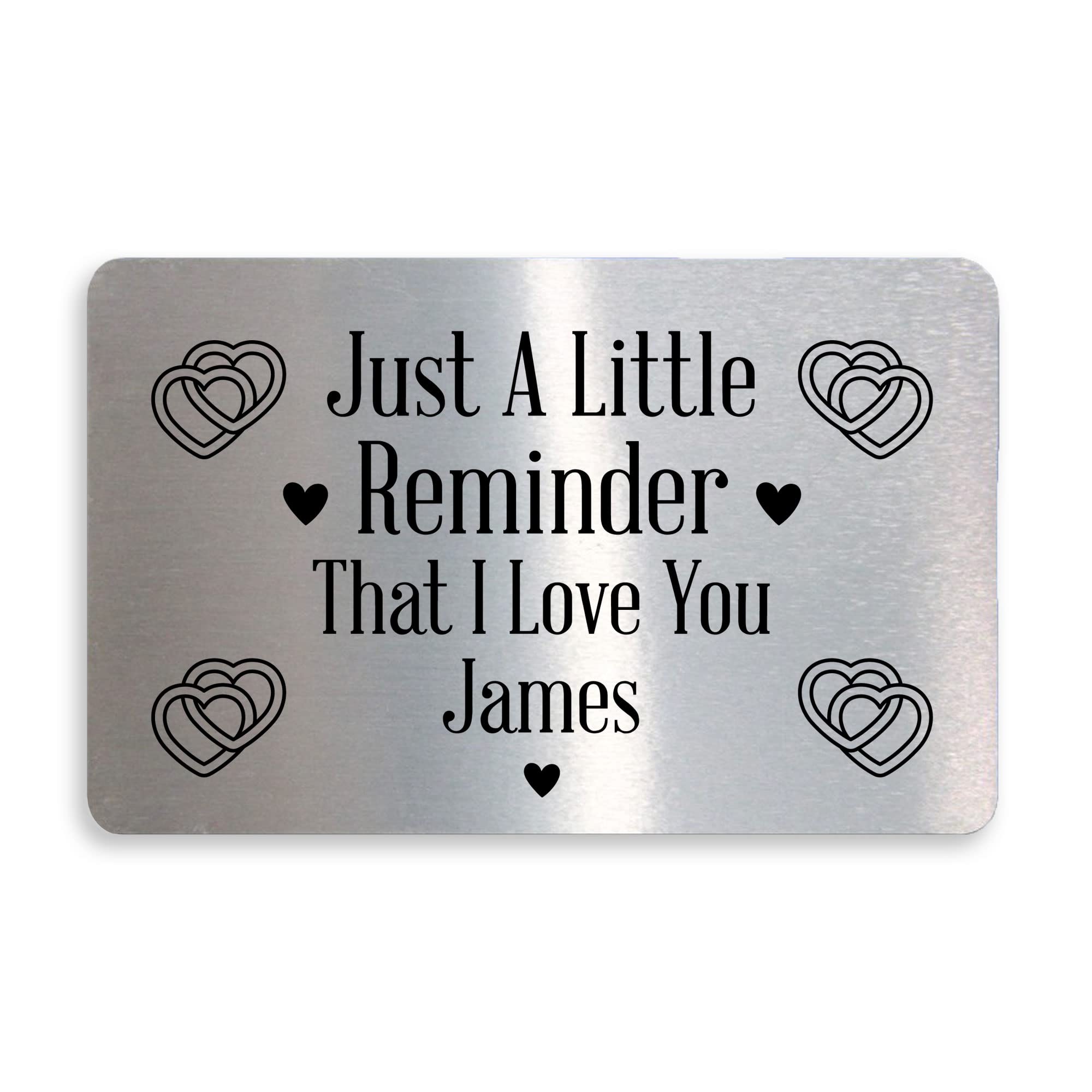 RED OCEAN Reminder That I Love You Gift Personalised Boyfriend Husband Wife Girlfriend Gift