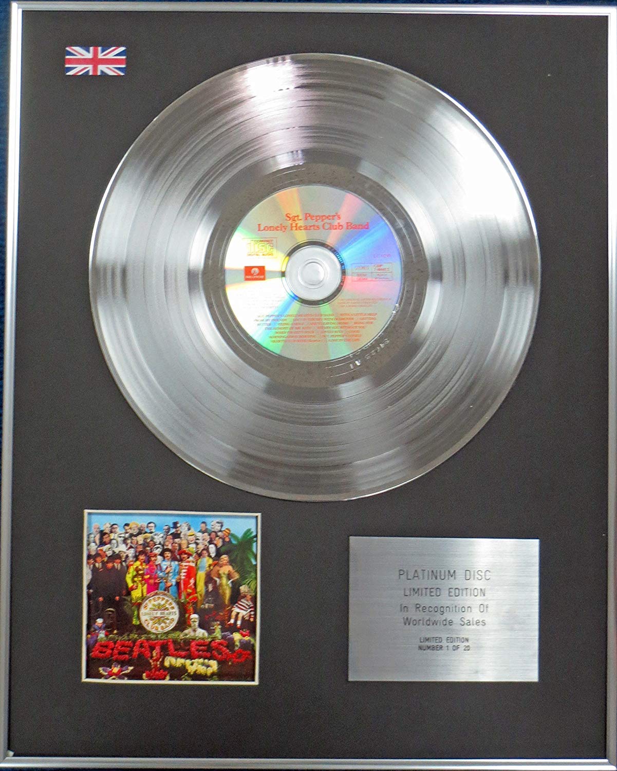 Amazon｜THE BEATLES - Limited Edition CD Platinum Disc - SGT