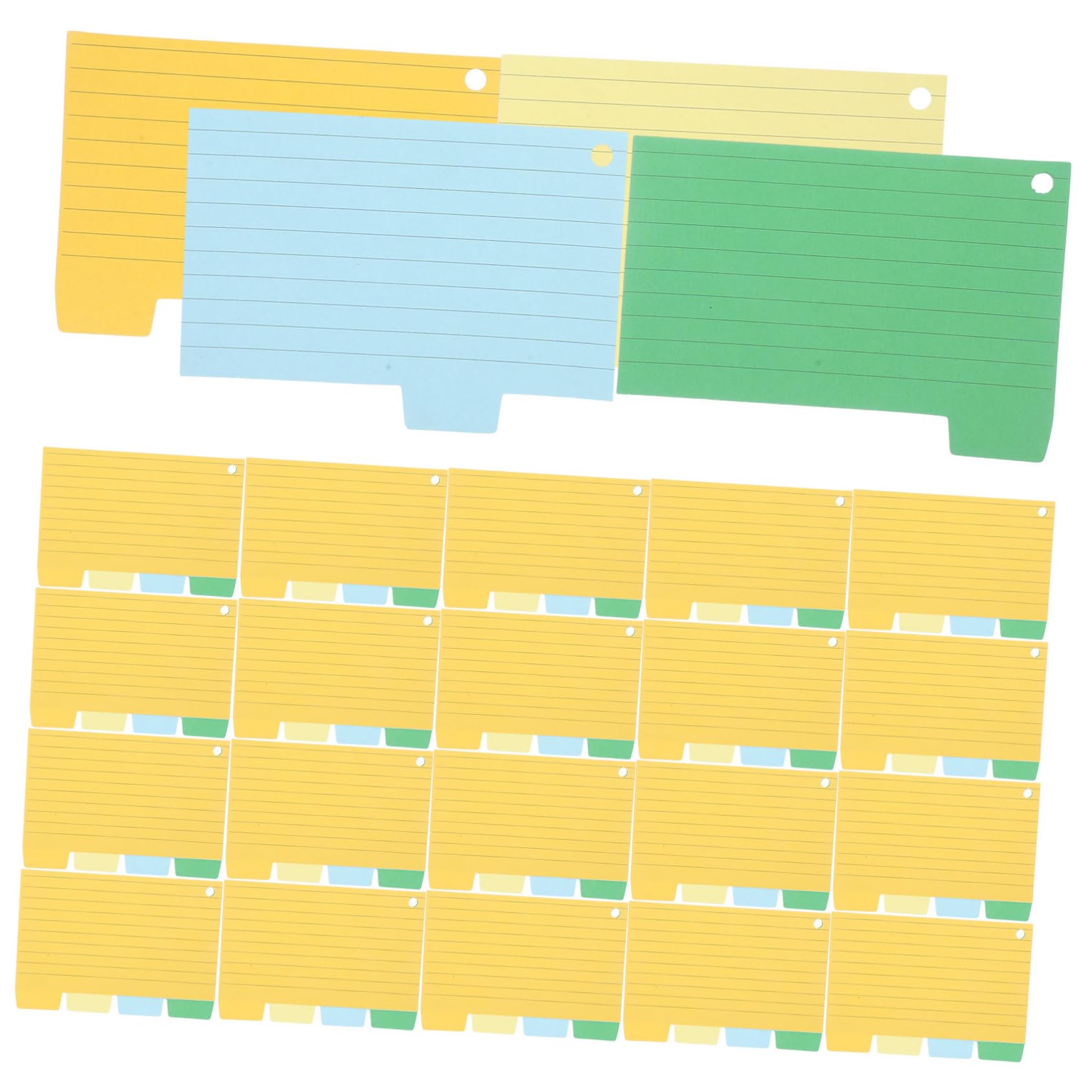 Lurrose 100sheets Thick Memo Pads for Students Portable Writing Paper Practical Note Pads for Organizing and Prioritizing Tasks