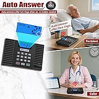 Vista 5 de Intercomunicadores inalámbricos 60D para el hogar, sistema de intercomunicación dúplex completo para casa/negocios, intercomunicadores de 1400 pies