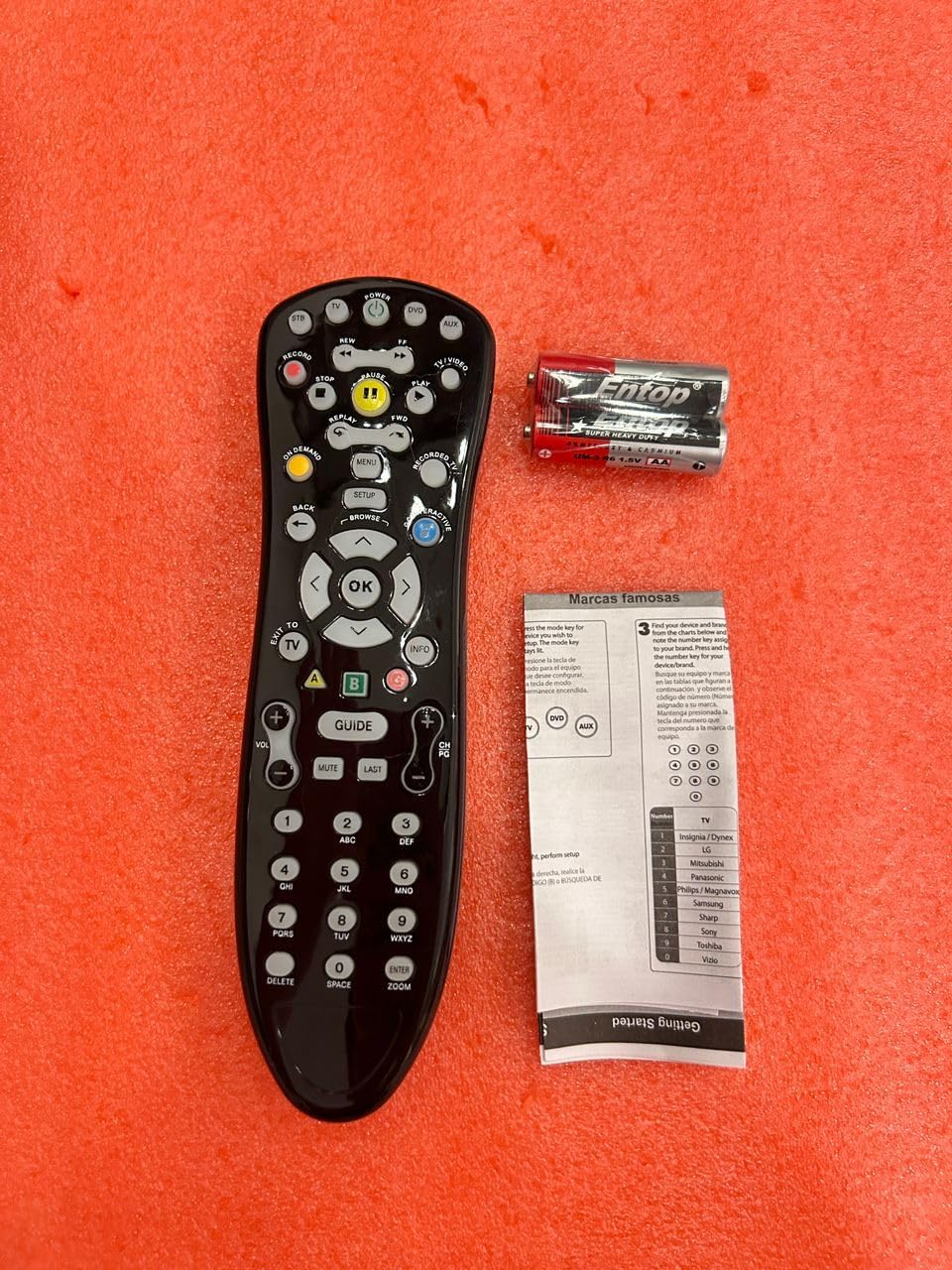 ATT S10 Replacement Remote Control for ATT S10-S1 S10-S2 S10-S3 S10-S4 Digital TV DVR Receiver Cable Box C1-517609733288 CYB UG-R31111 TV Compatible