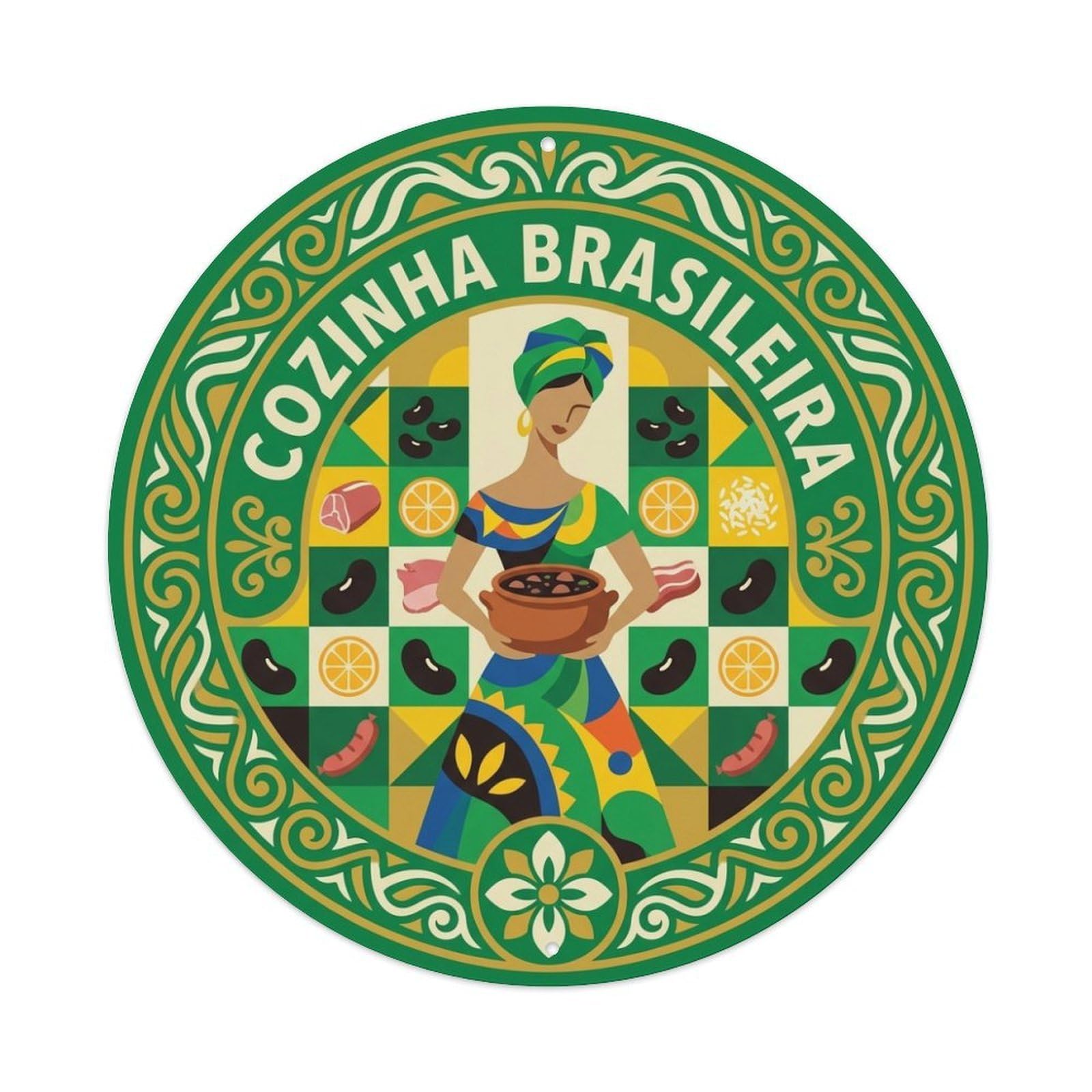 Feijoada Brazilian Cuisine Culinary Travel Food Metal Tin Sign